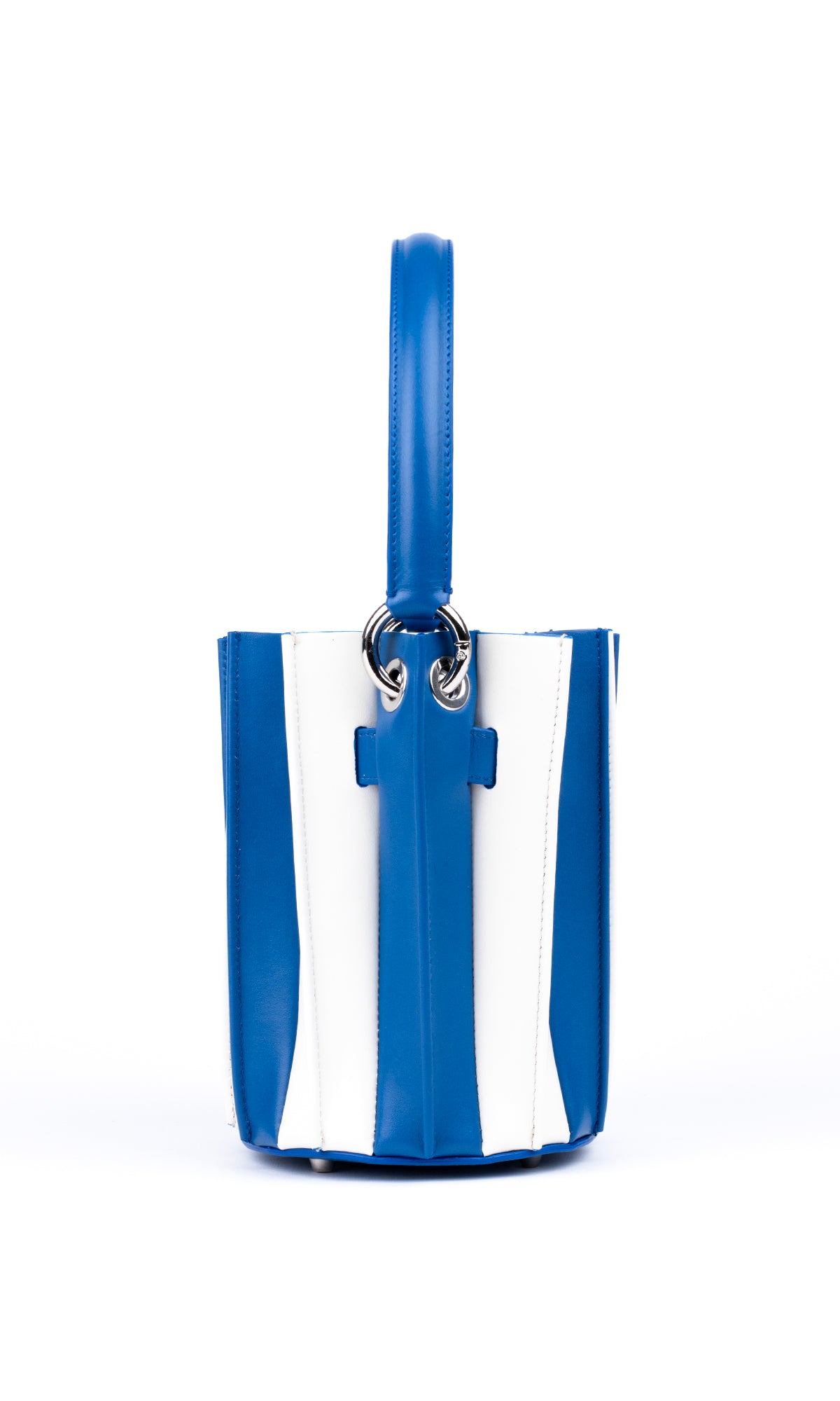 Plissé Bucket Bag – Blu Mediterraneo