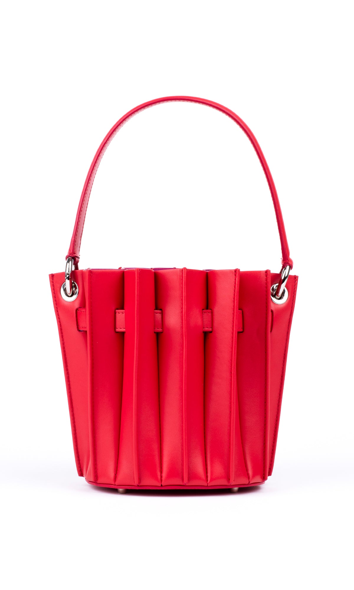 Plissé Bucket Bag – Red Sisterhood
