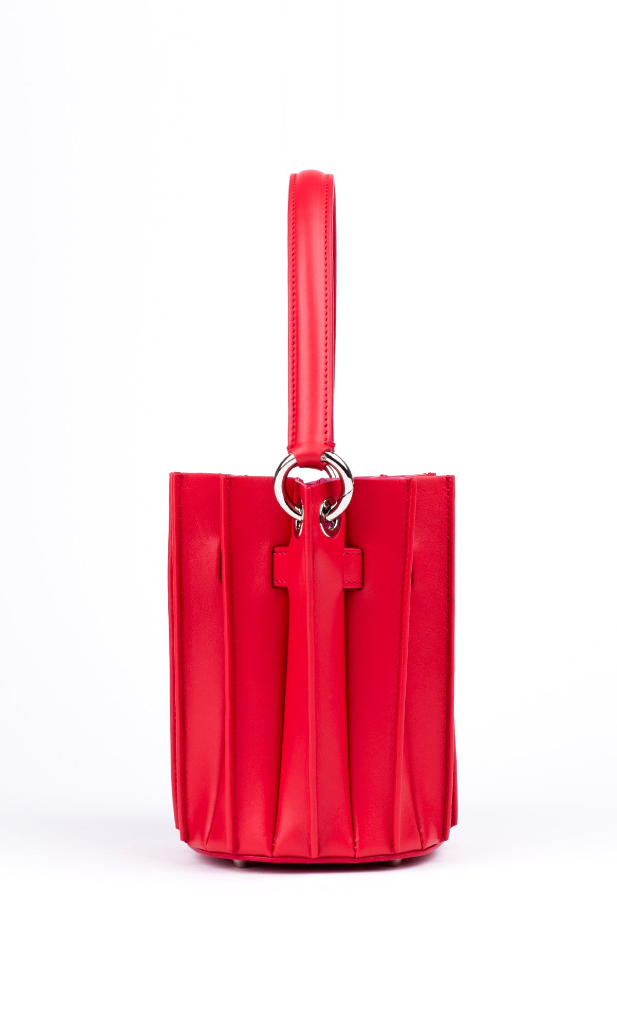 Plissé Bucket Bag – Red Sisterhood