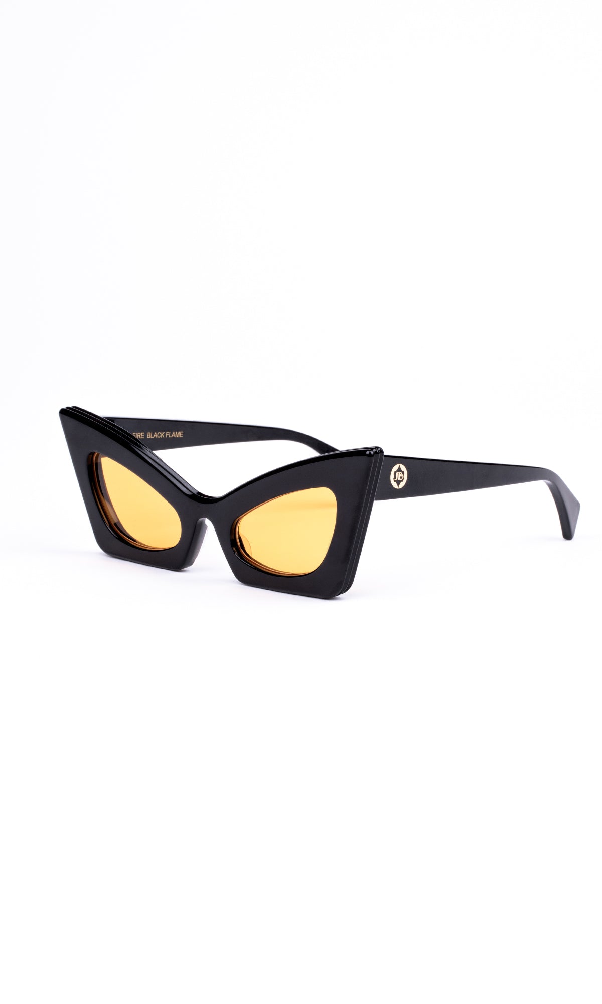 Fire — black flame / yellow