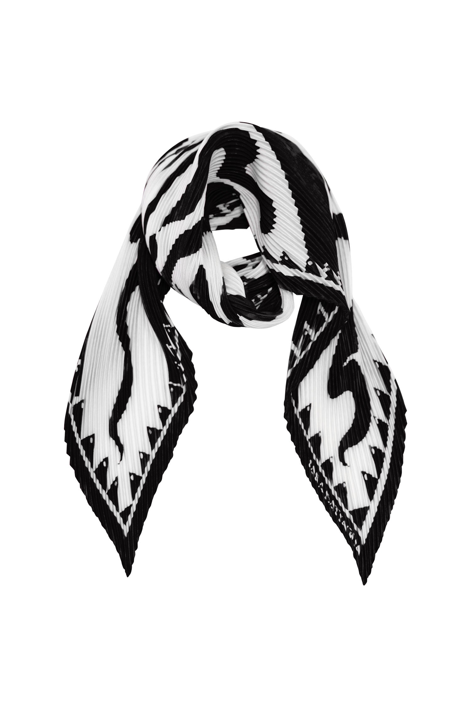 PLISSÉ Silk Foulard
