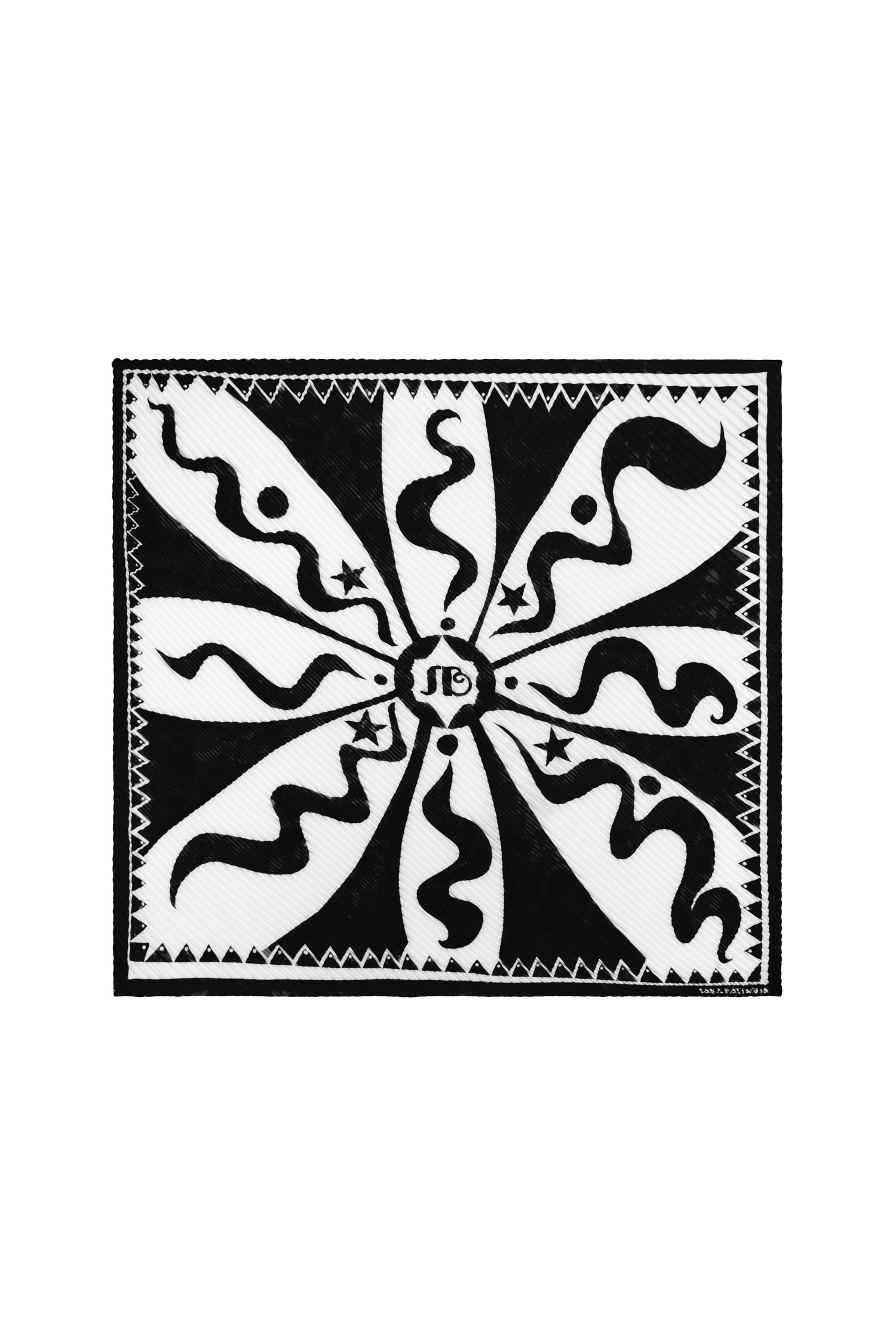 PLISSÉ Silk Foulard