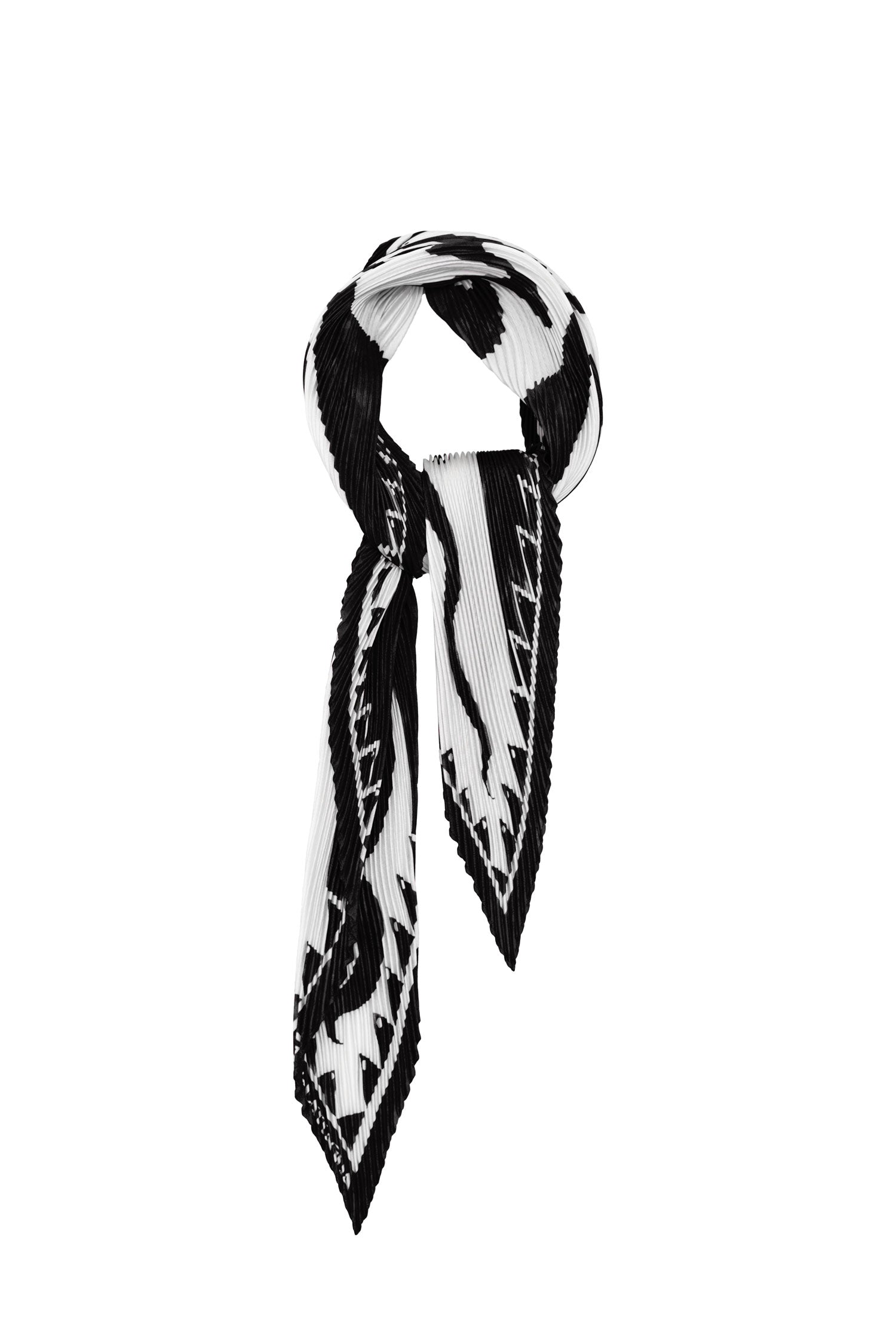 PLISSÉ Silk Foulard