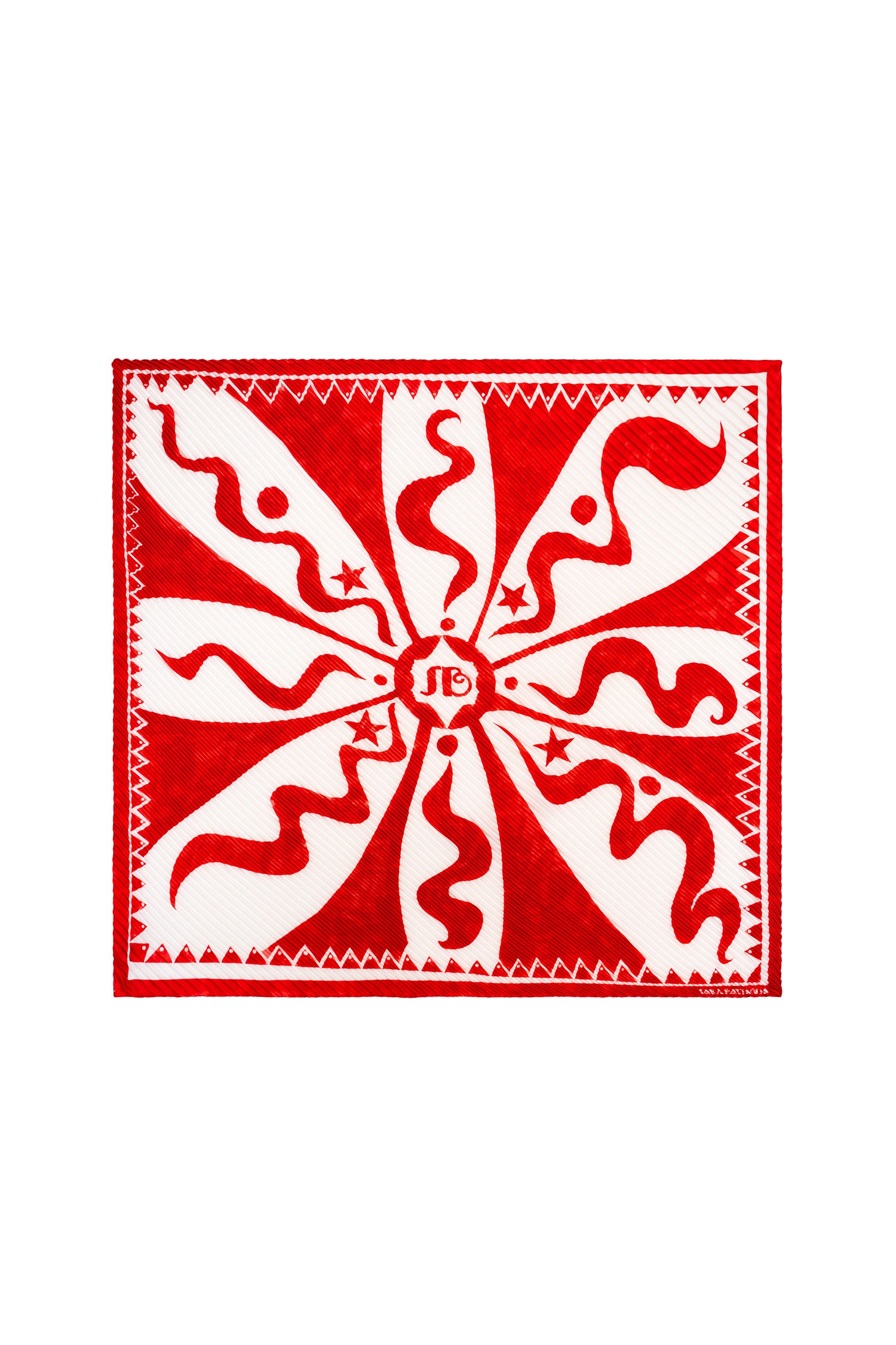 PLISSÉ Silk Foulard