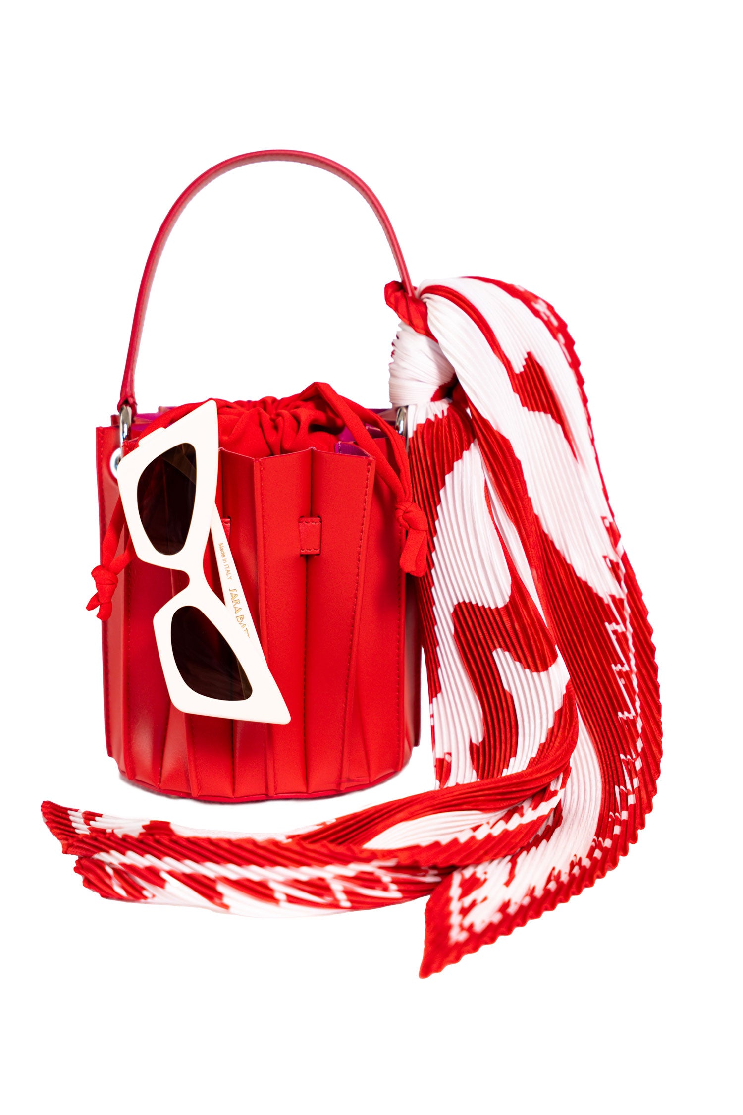 PLISSÉ Silk Foulard