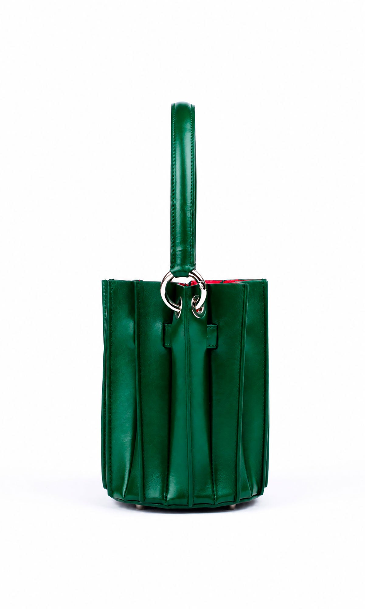 Plissé Bucket Bag – Esmeralda