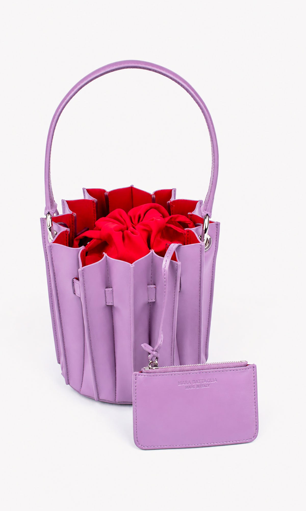 Plissé Bucket Bag – Bloom