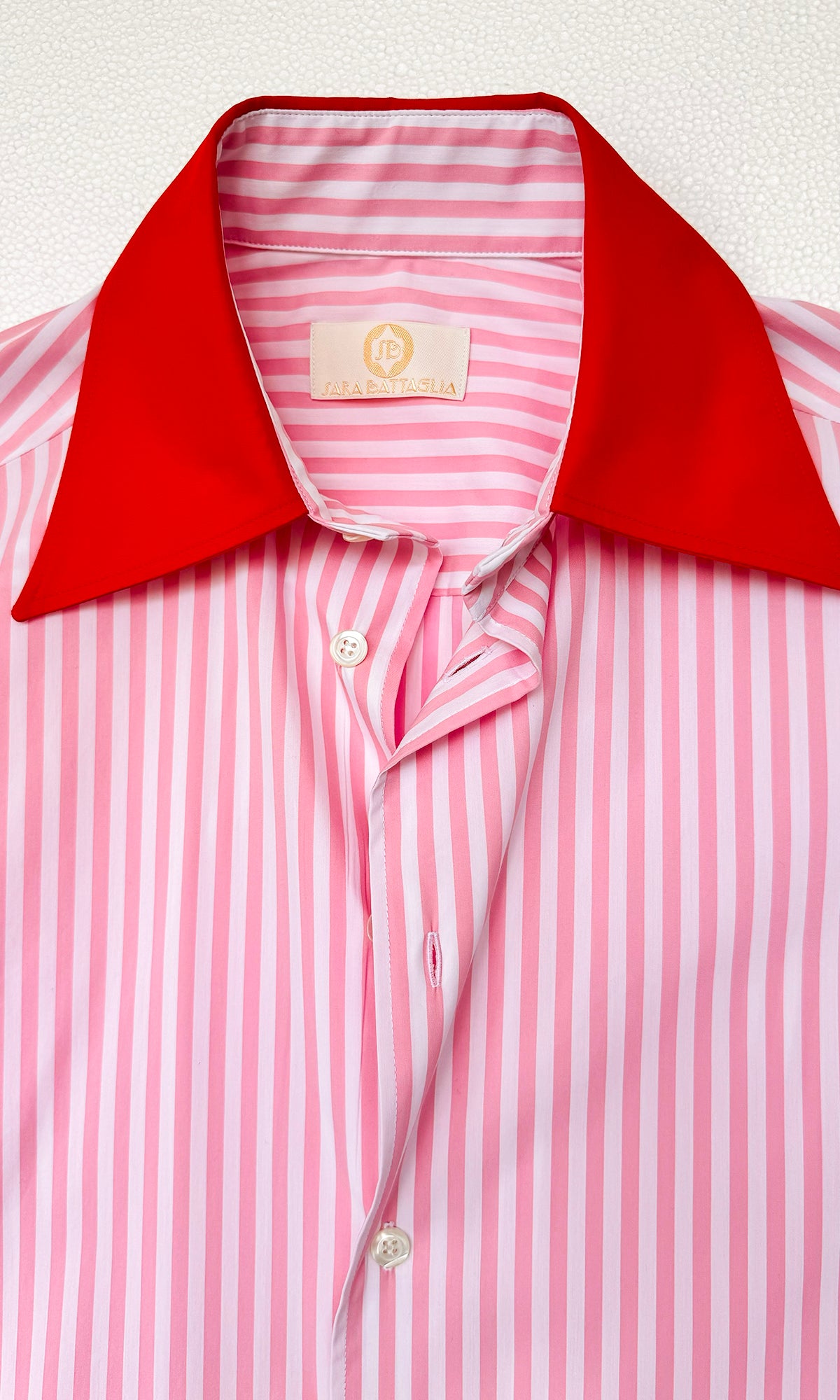Red Collar Shirt
