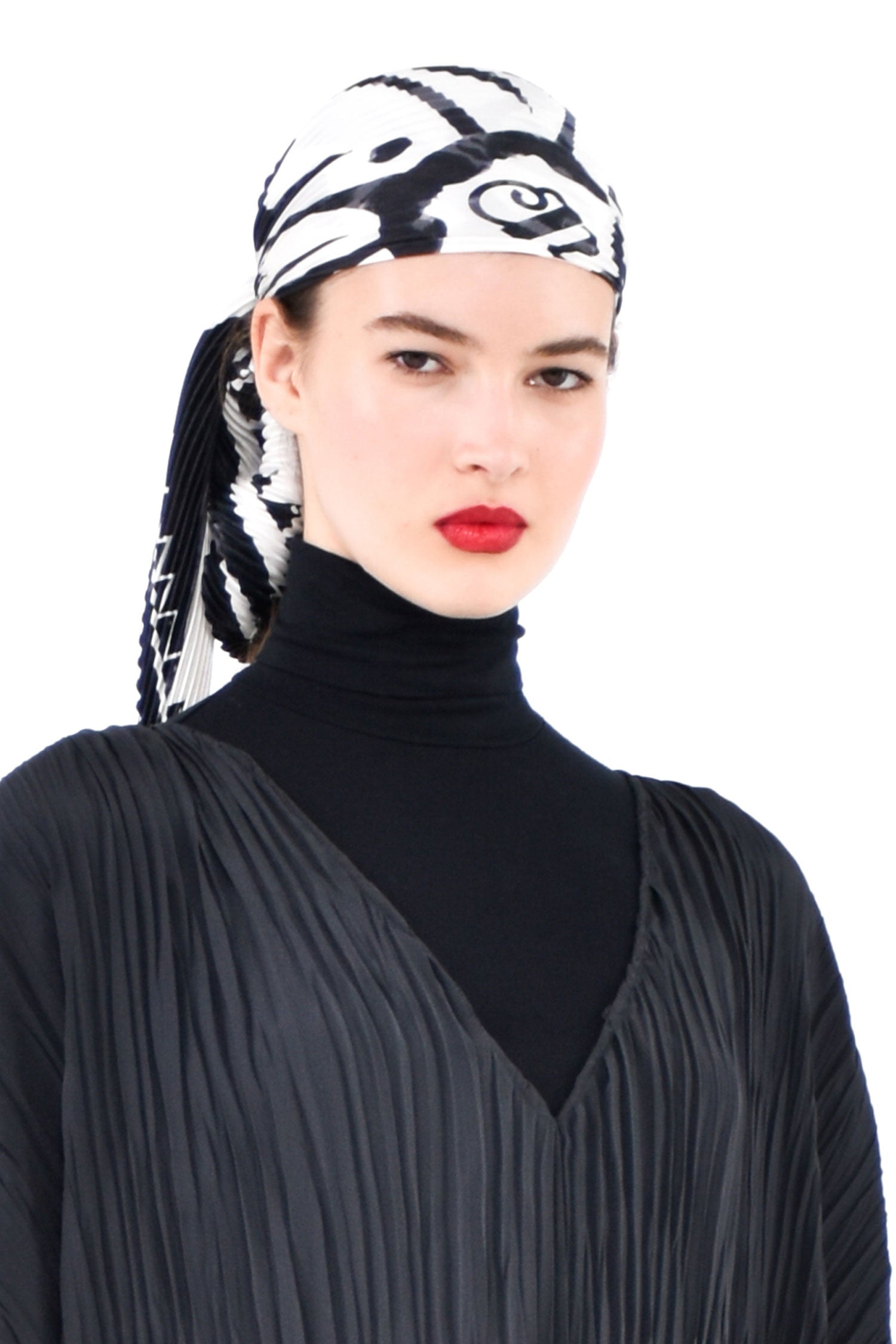 PLISSÉ Silk Foulard