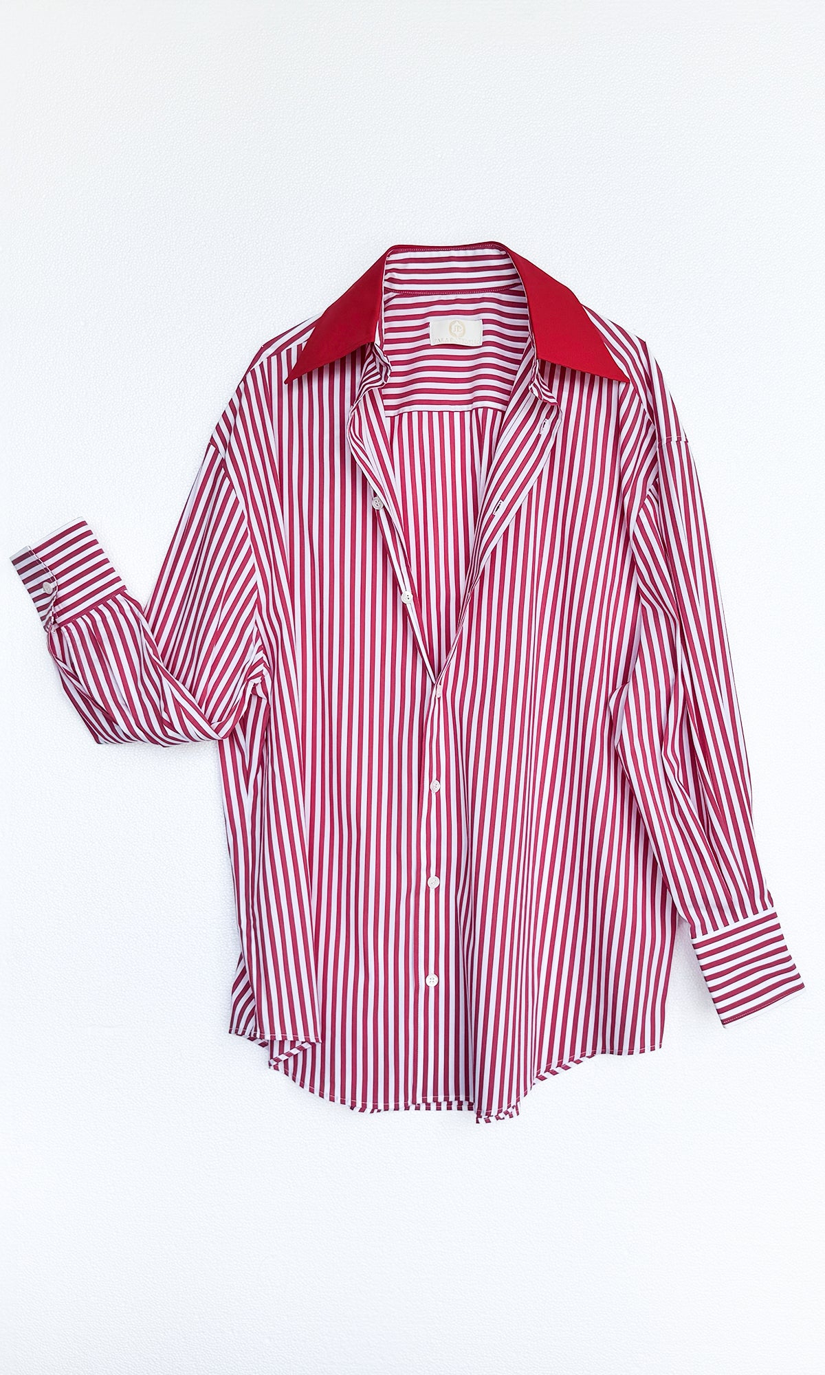 Red Collar Shirt